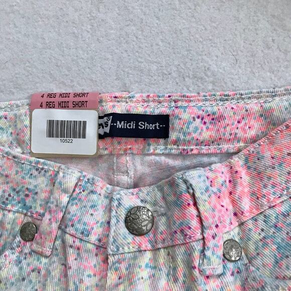 Levi's NWT Cuffed Midi Denim Shorts Girls Various - Picture 6 of 8